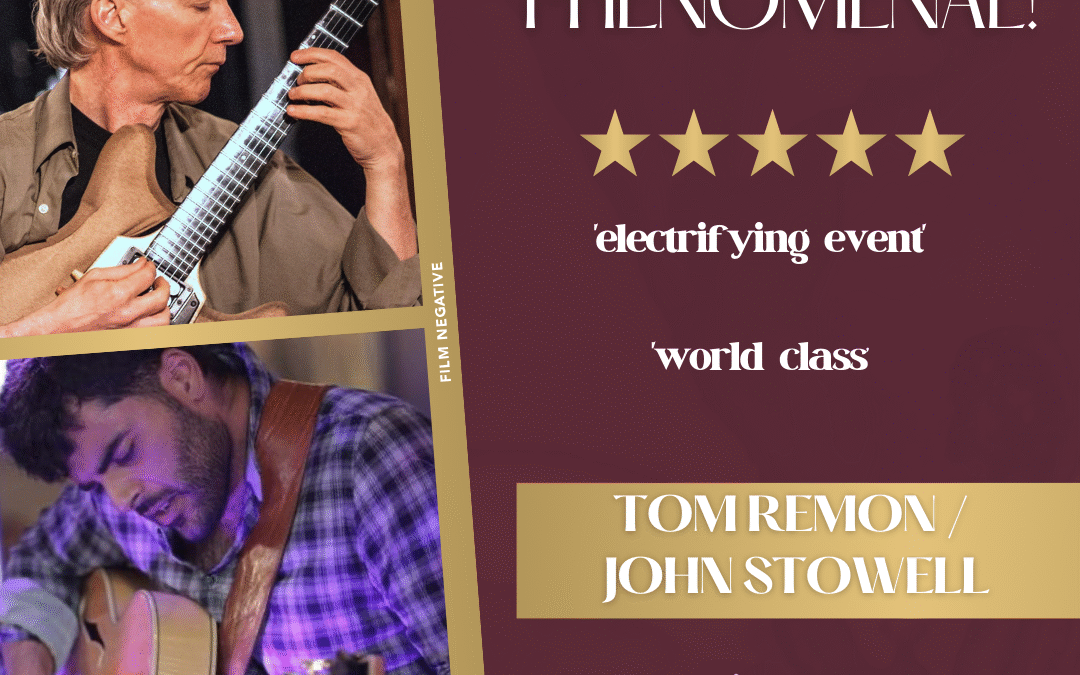 Tom Remon / John Stowell Duo – Sun 26th Oct, 1.15pm