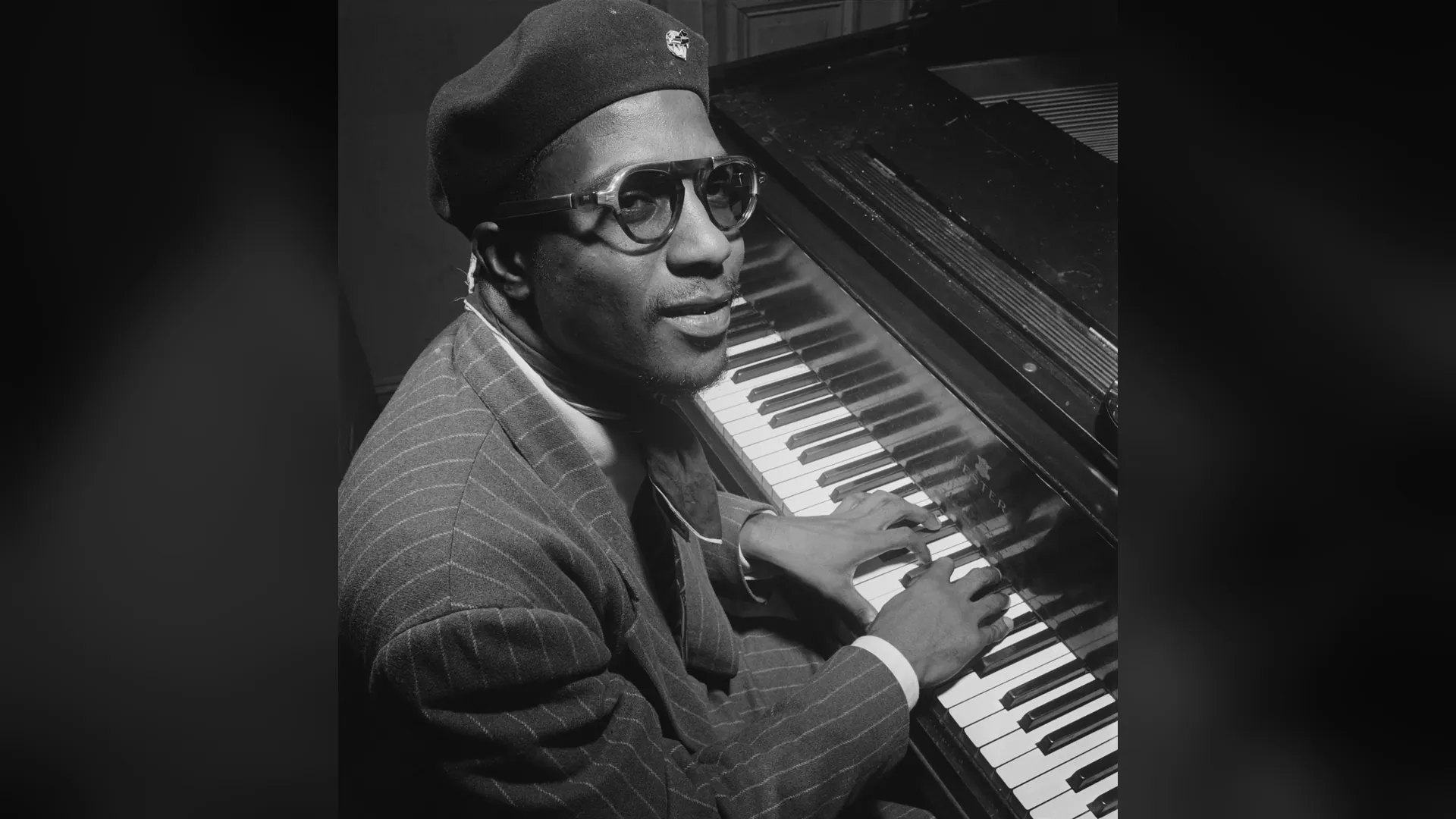 Thelonious Monk at the piano, Minton's Playhouse, New York, c. 1947 (William P. Gottlieb, Library of Congress)